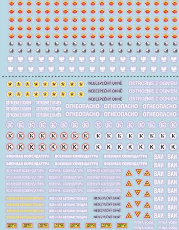 Decals for Soviet (USSR), Czech (CZ) and Polish (PL) Military vehicles<br /><a href='images/pictures/ETH_Arsenal/143500031.jpg' target='_blank'>Full size image</a>